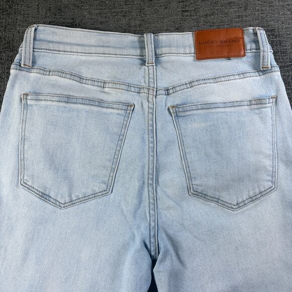 Lucky Brand Womens Jeans Size 10 Midrise Skinny Ava Raw Hem - Picture 5 of 9